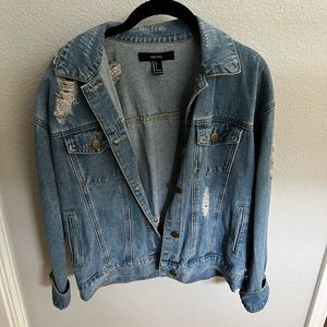 Distressed Denim Jacket